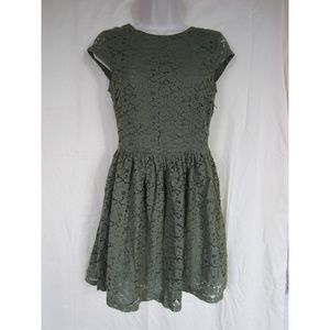 Summer Lace Olive dress by Divided-H&M, size US 4
